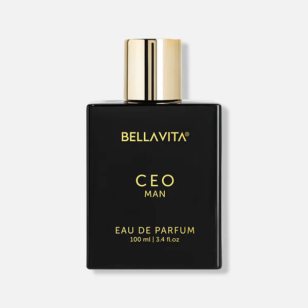 Bella Vita Luxury CEO Man Eau De Parfum Perfume with Lemon, Lavender, Tonka, Mandarin & Vetiver|Premium, Long Lasting Woody Fragrance for Men, 100 ML