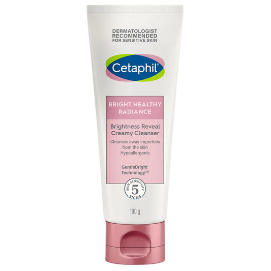 Cetaphil Bright Healthy Radiance Gentle Renewing Cleanser|100G|Gentlebright Technology With Vitamin E-Releasing Jojoba Beads|3In1: Brightening,Gentle Exfoliation And Anti-Pollution|Fragrance Free