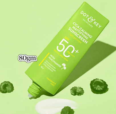 Dot & Key  Cica & Niacinamide Mattifying Sunscreen SPF 50+ PA++++ -50g