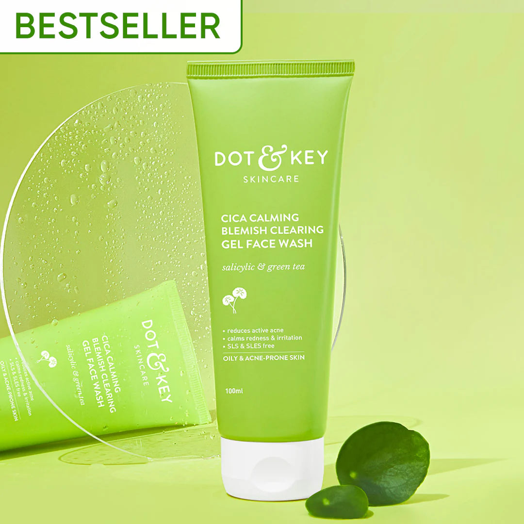 Dot & Key Cica + Salicylic Gel Face Wash for Acne Prone Skin