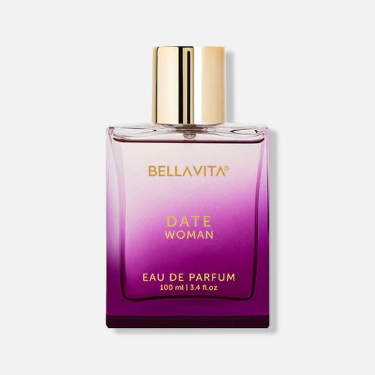 Bella Vita Luxury Date Woman Eau De Parfum Perfume with Pink Pepper, Jasmine & Vanilla|Premium, Long Lasting Floral & Fruity Fragrance for Women, 100ML