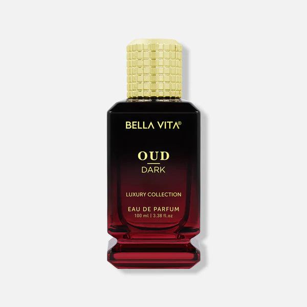 Bella Vita Luxury Men Oud Dark Eau De Parfum Intense Liquid Perfume With Grapefruit, Orris, Vetiver |Woody, Musky Long Lasting Edp Fragrance Scent 100 Ml