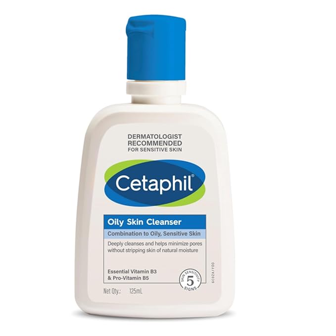 Cetaphil Oily Skin Cleanser for Acne-prone Skin with Niacinamide Dermatologist Recommended