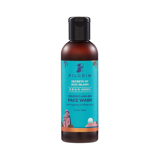 Pilgrim Volcanic Lava Ash Face Wash with Yugdugu & White Lotus