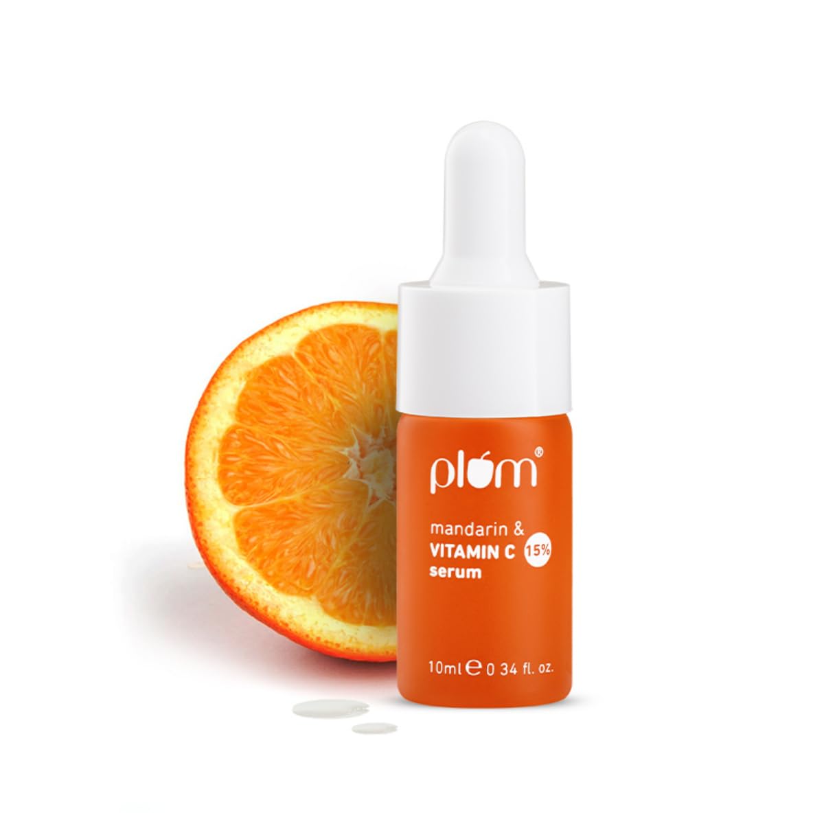 Plum 15% Vitamin C Glow Face Serum - Dermat Tested To Fight Dark Spots, Pigmentation & Dull Skin