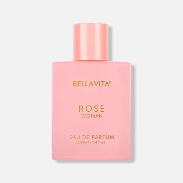 Bella Vita Luxury Rose Woman Eau De Parfum Perfume for Women with Black Currant, Vanilla, Jasmine|Floral & Sweet EDP Long Lasting Fragrance Scent 100 ML