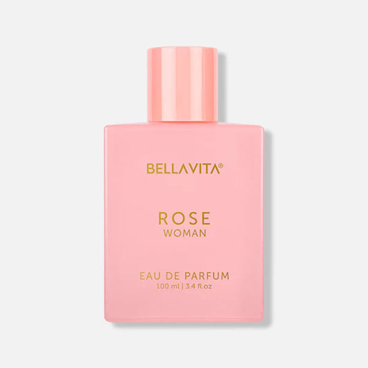 Bella Vita Luxury Rose Woman Eau De Parfum Perfume for Women with Black Currant, Vanilla, Jasmine|Floral & Sweet EDP Long Lasting Fragrance Scent 100 ML