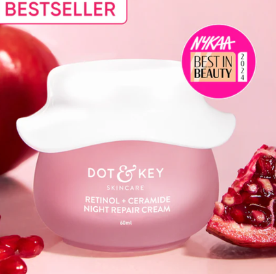 Dot & Key Retinol + Ceramide Night Cream for Fine Lines & Wrinkles -60ml