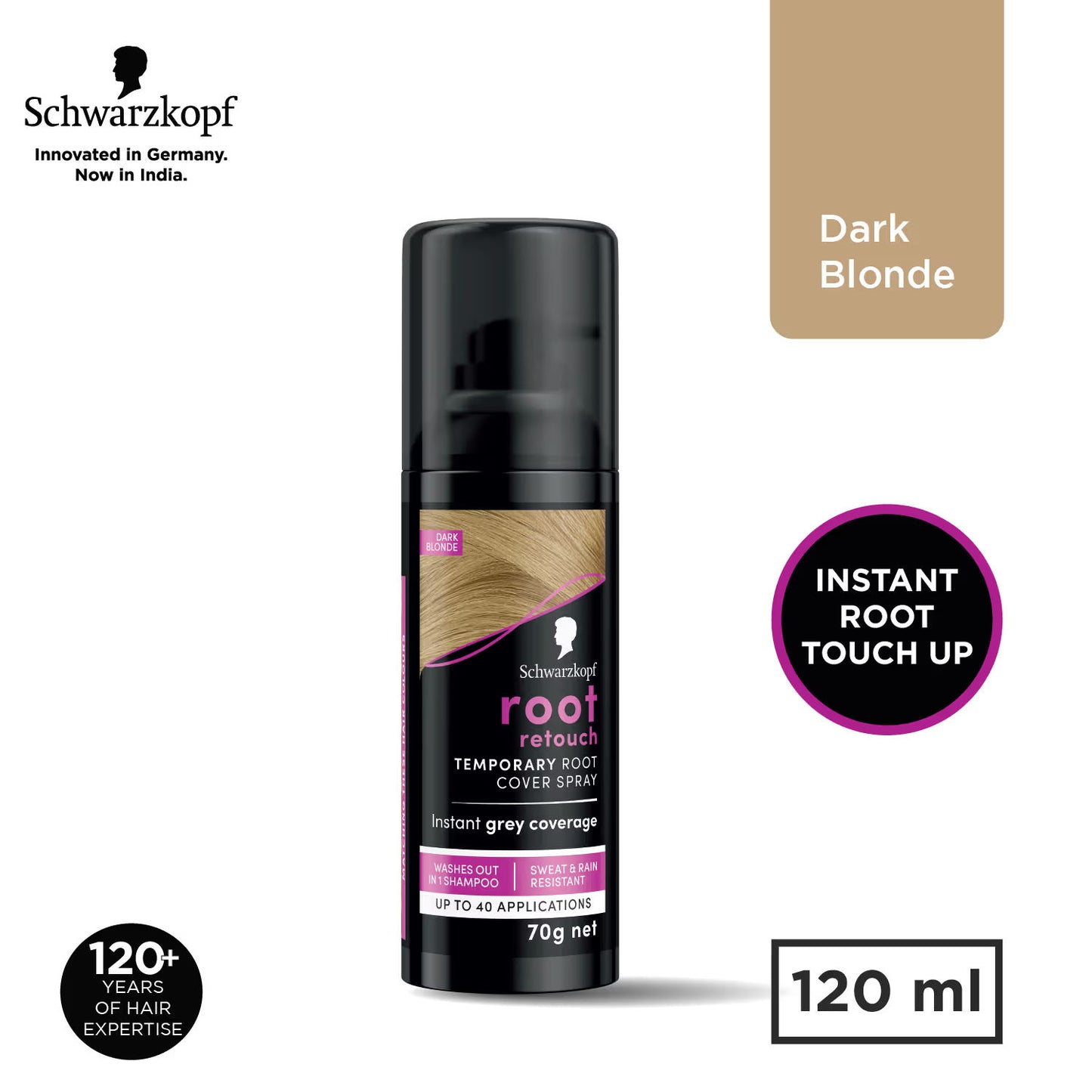 Schwarzkopf Root Retouch Temporary Root Cover Hair Color Spray