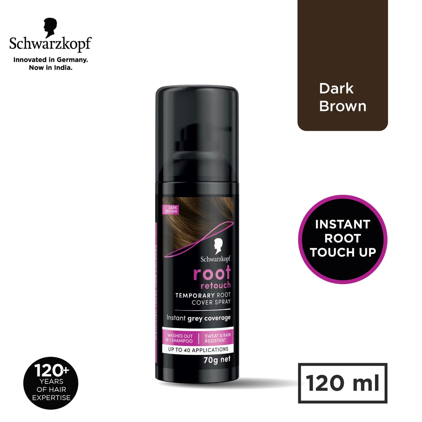 Schwarzkopf Root Retouch Temporary Root Cover Hair Color Spray