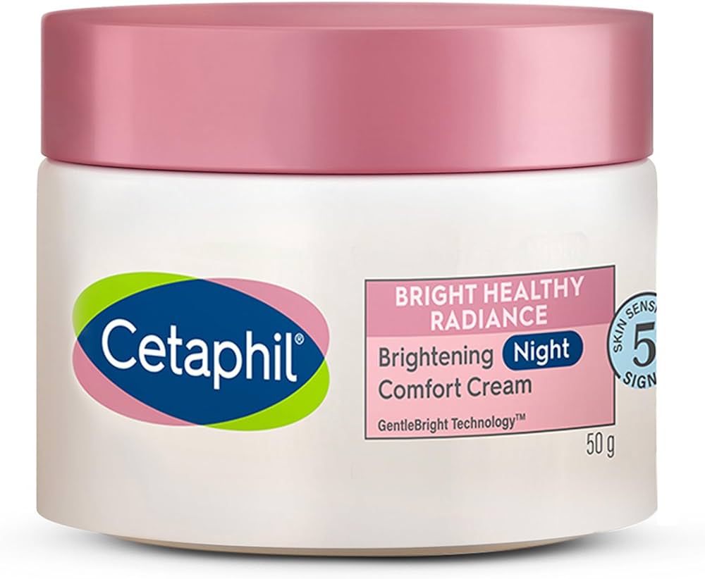 Cetaphil Brightening Night Comfort Cream | For Sensitive Skin