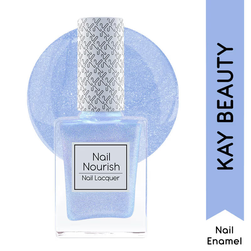 Kay Beauty Nail Nourish Glitter Pastel Nail Enamel Polish- (9ml)