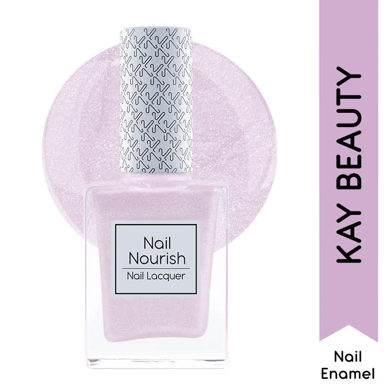 Kay Beauty Nail Nourish Glitter Pastel Nail Enamel Polish- (9ml)